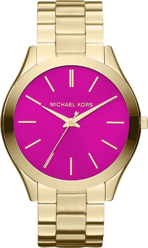 michael michael kors women's slim runway silicone strap watch navy|michael kors slim runway.